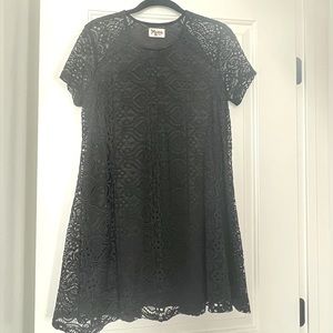 Show Me Your Mumu short lace black dress